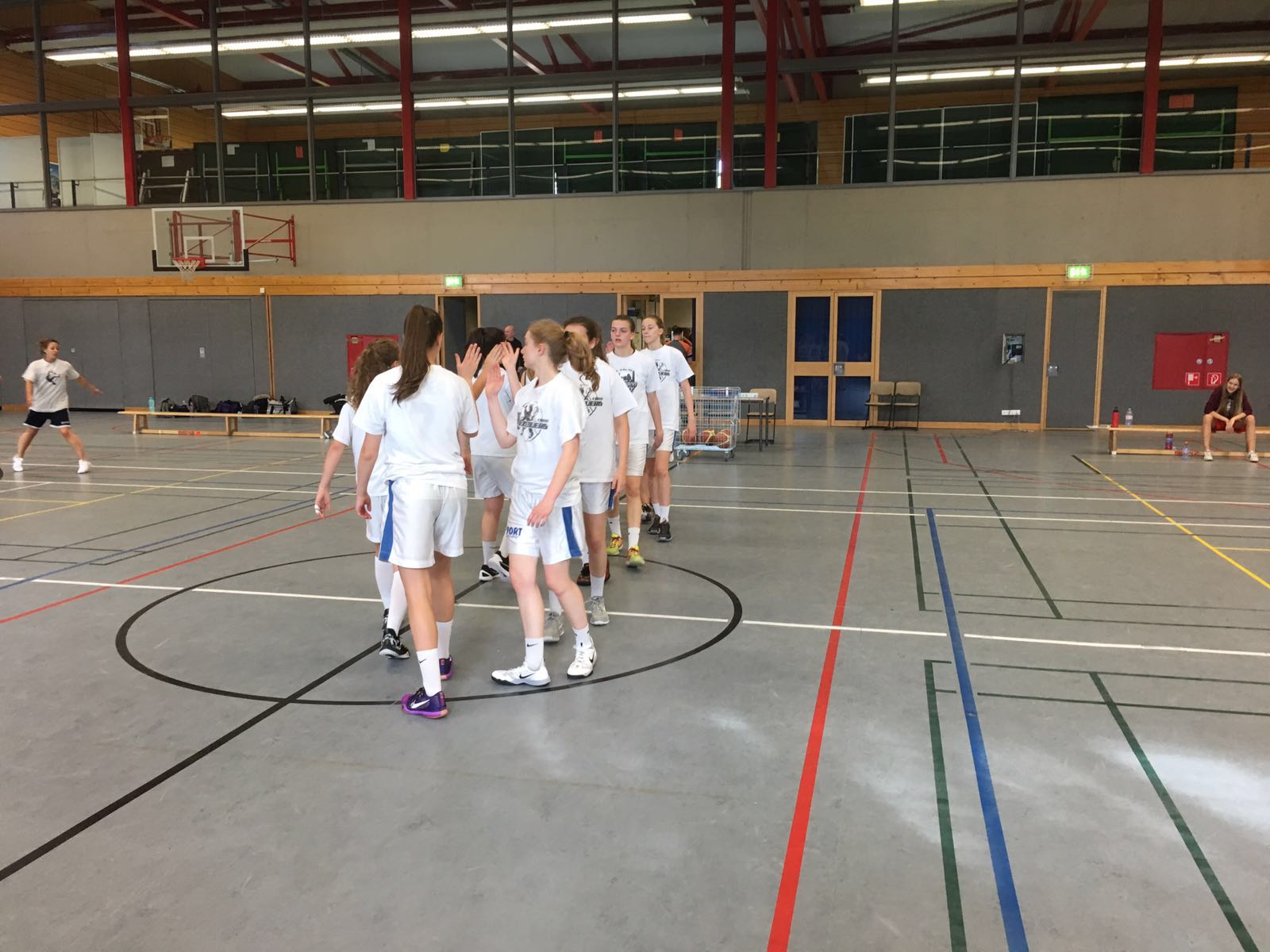 Testspiel der U15 Mädchen 