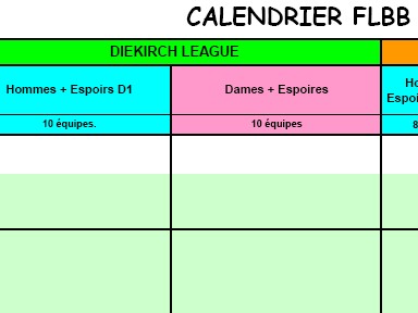 Calendrier Saison 2010/11 version définitive (reste à confirmer par l'AGO) 