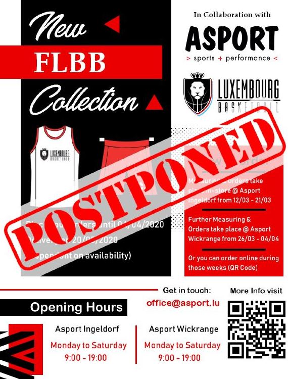 FLBB COLLECTION POSTPONED