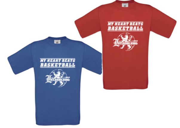 T-Shirts “My Heart Beats Basketball” 