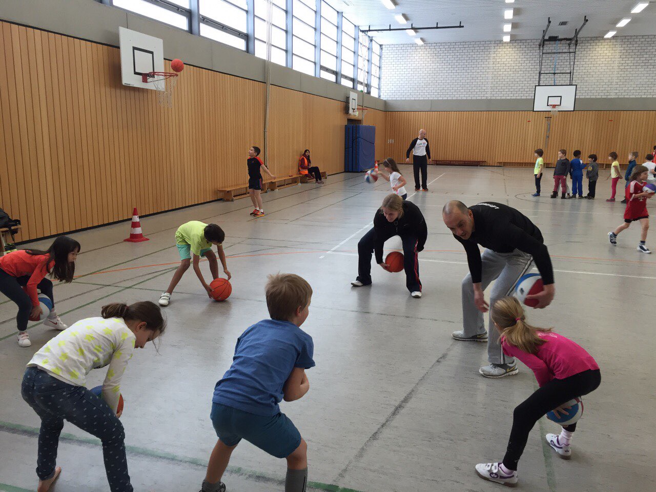 Basketballwoche in der Europaschule Kirchberg