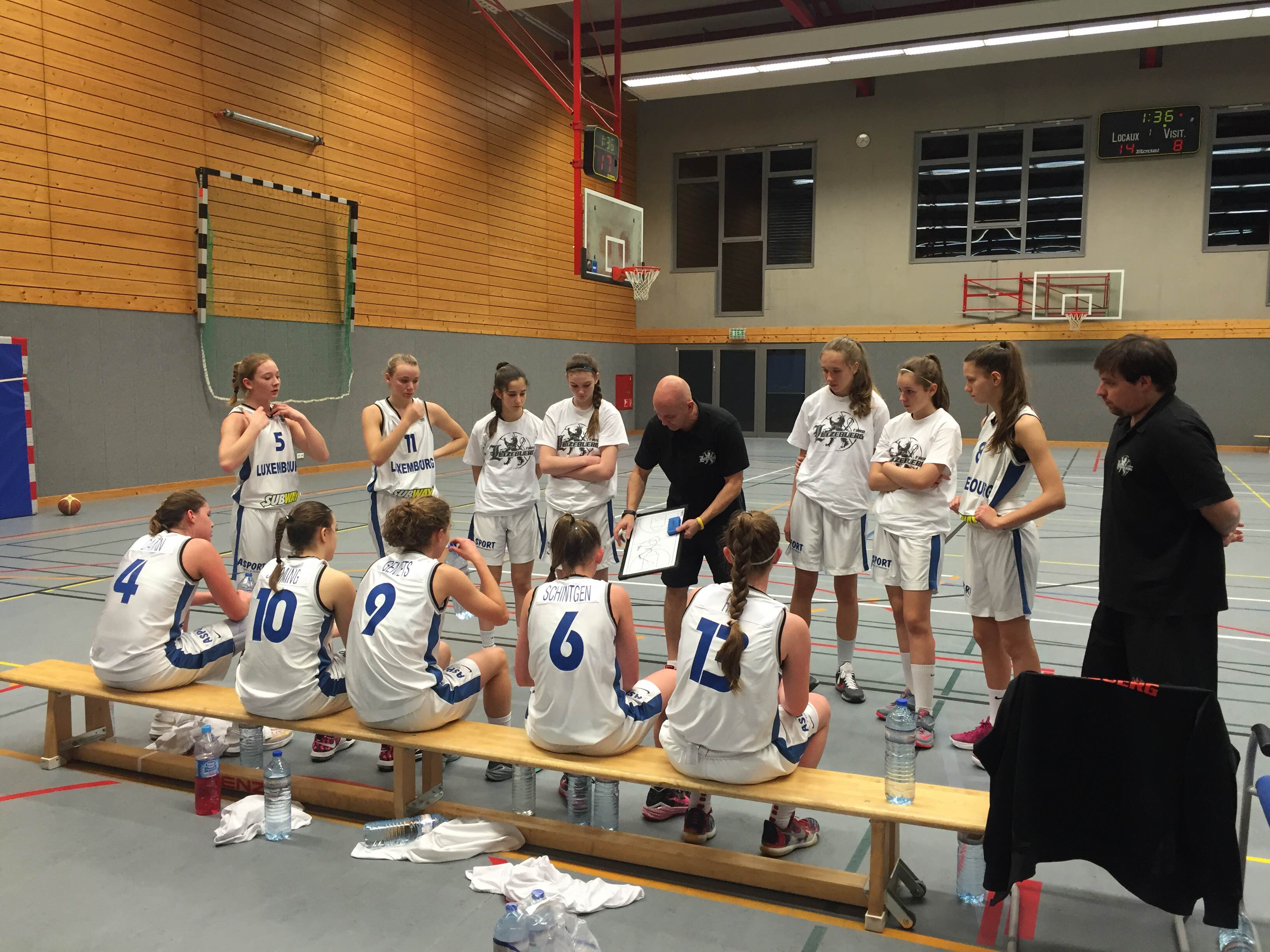 Testspiel der U16 Mädchen gegen Wiltz