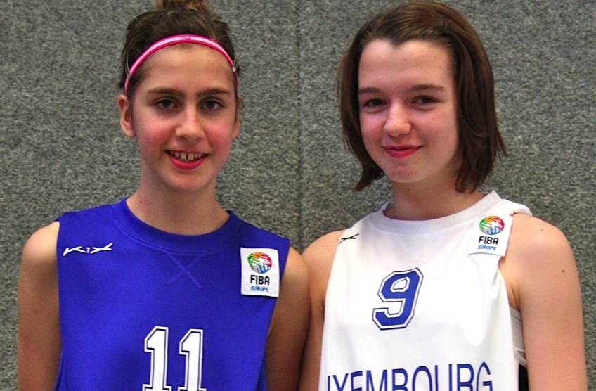 MANDY UND JACKIE BEIM FIBA GIRLS CAMP 2012 IN SLOVENIEN
