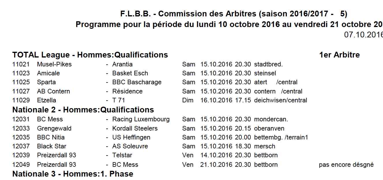 Convocation 16/17 - N° 05