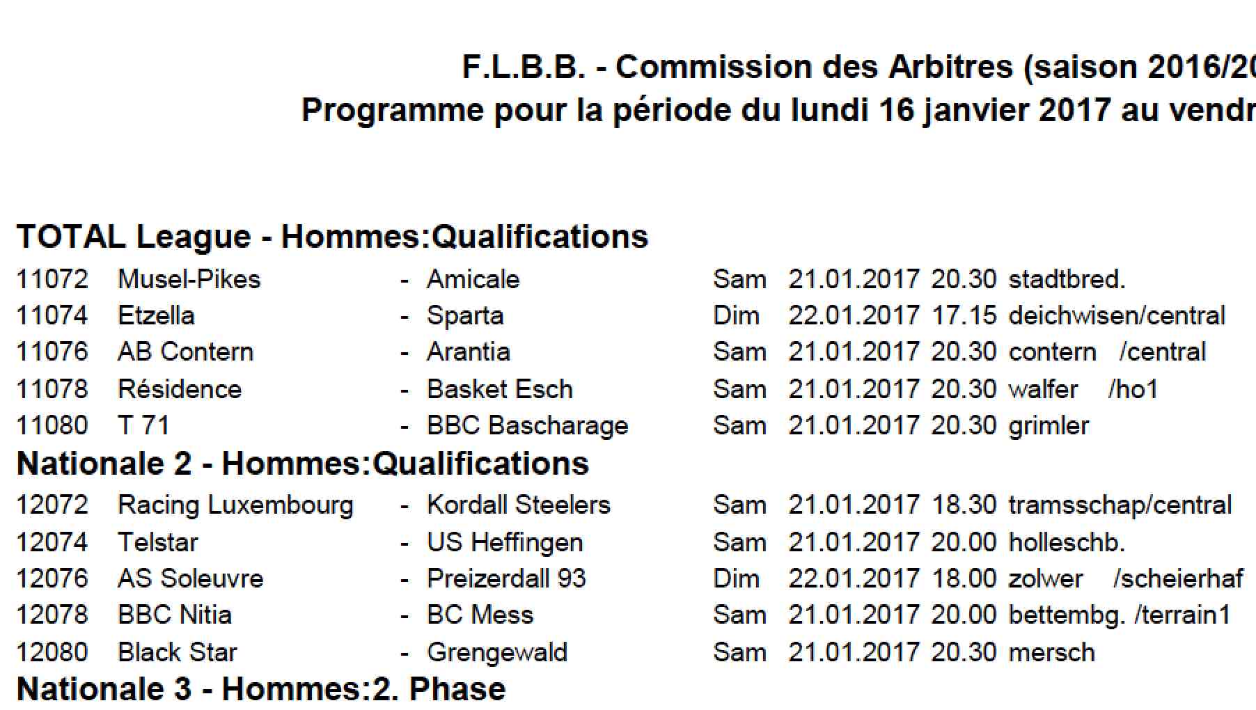 Convocation 16/17 - N° 17