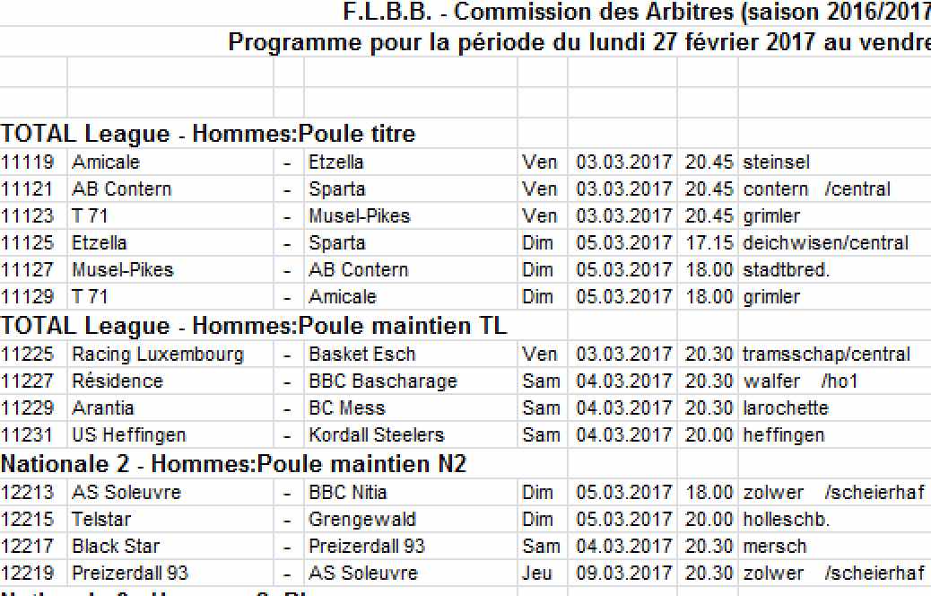 Convocation 16/17 - N° 23