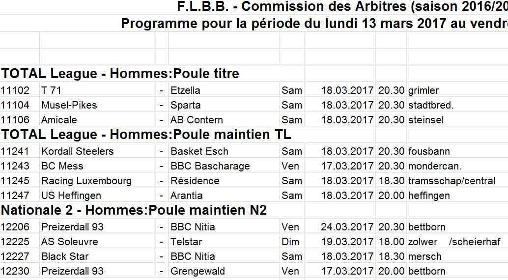 Convocation 16/17 - N° 25