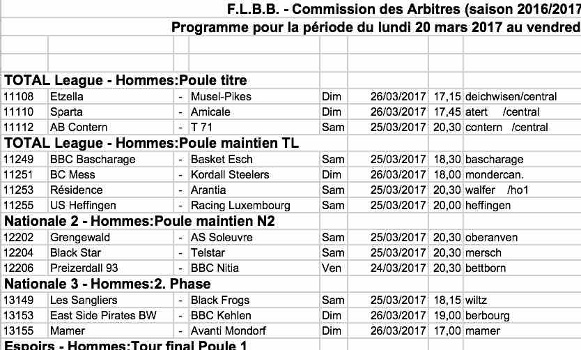 Convocation 16/17 - N° 26