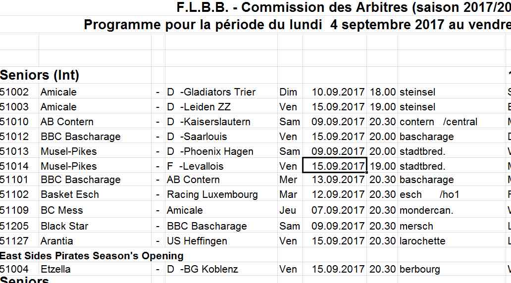 Convocation 17/18 - avant-saison 01