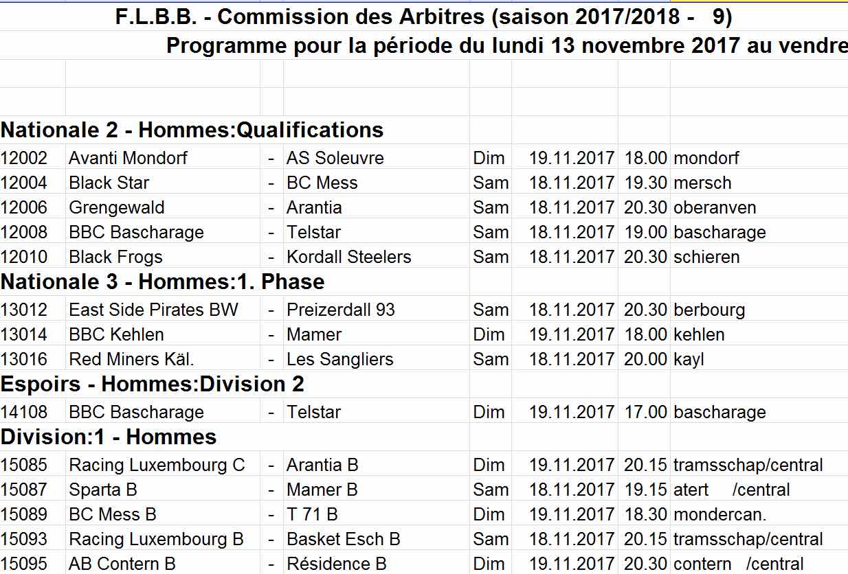 Convocation 17/18 - N° 09