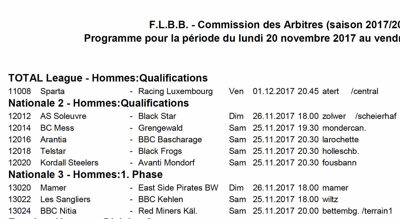 Convocation 17/18 - N° 10