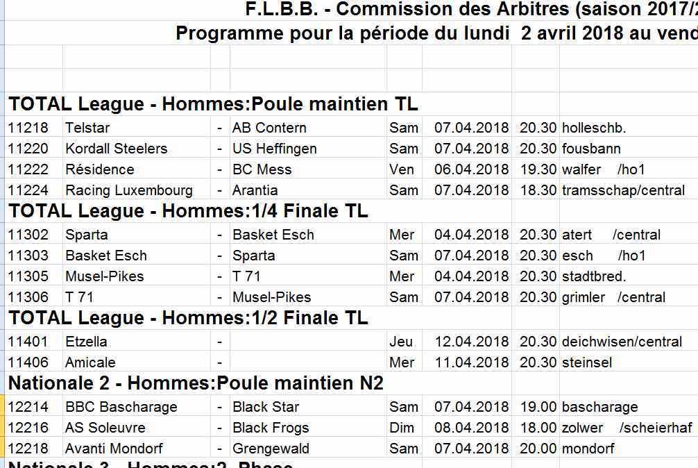 Convocation 17/18 - N° 28
