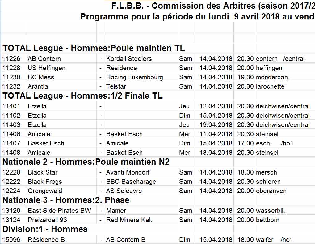 Convocation 17/18 - N°29