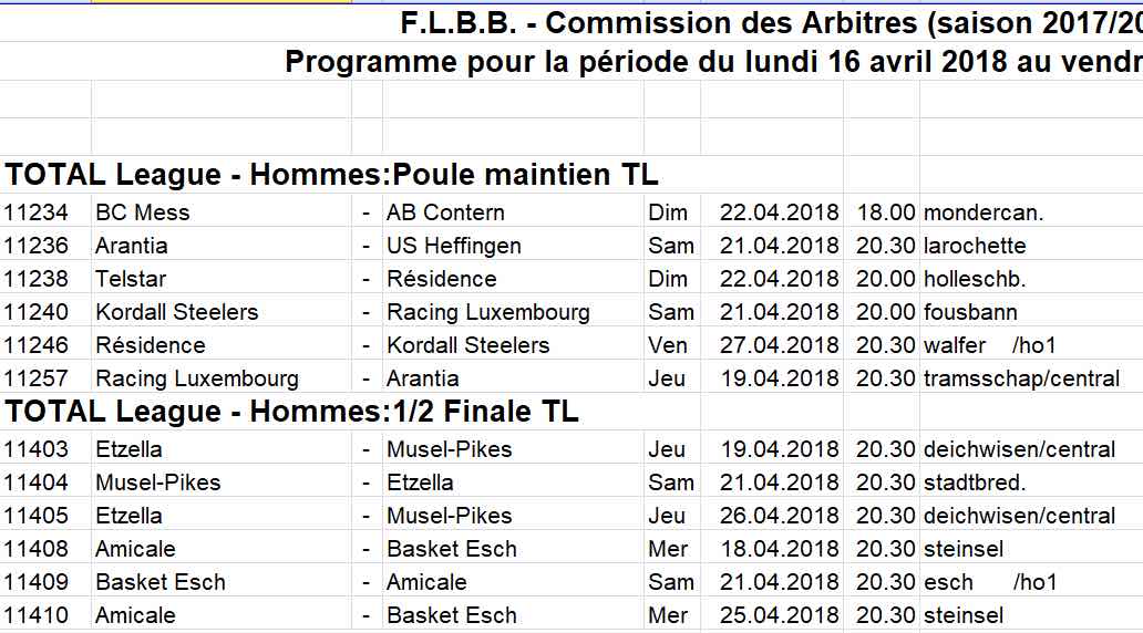 Convocation 17/18 - N° 30