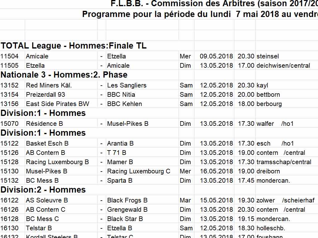 Convocation 17/18 - N° 33 