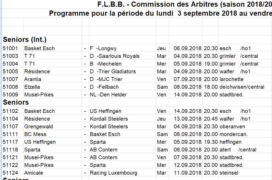 Convocation 18/19 - avant-saison 01