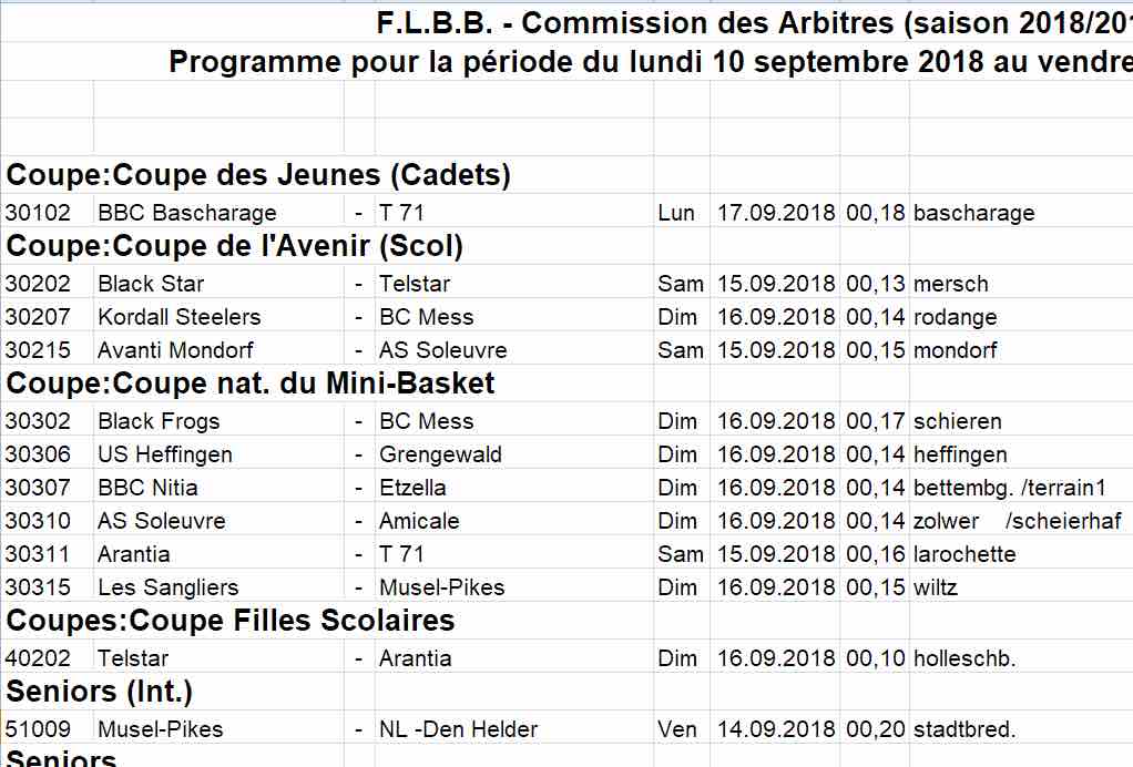 Convocation 18/19 - N° 01