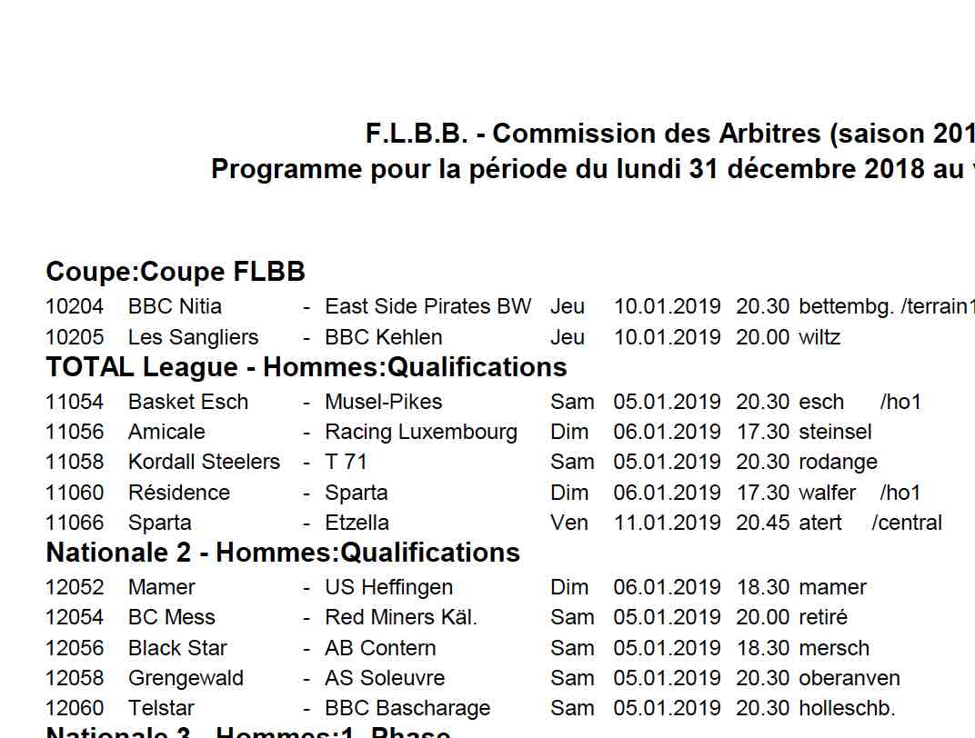Convocation 18/19 - N° 17