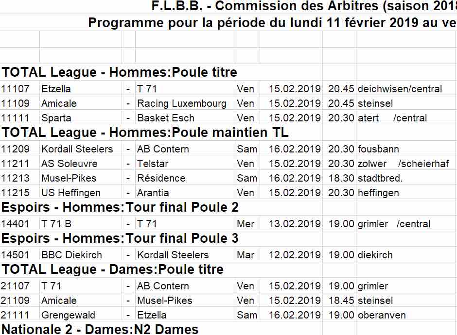 Convocation 18/19 - N° 23