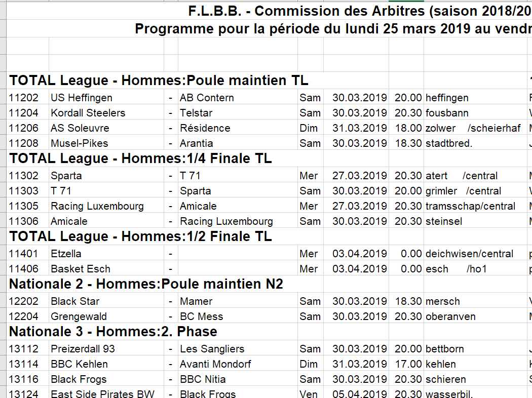 Convocation 18/19 - N° 29