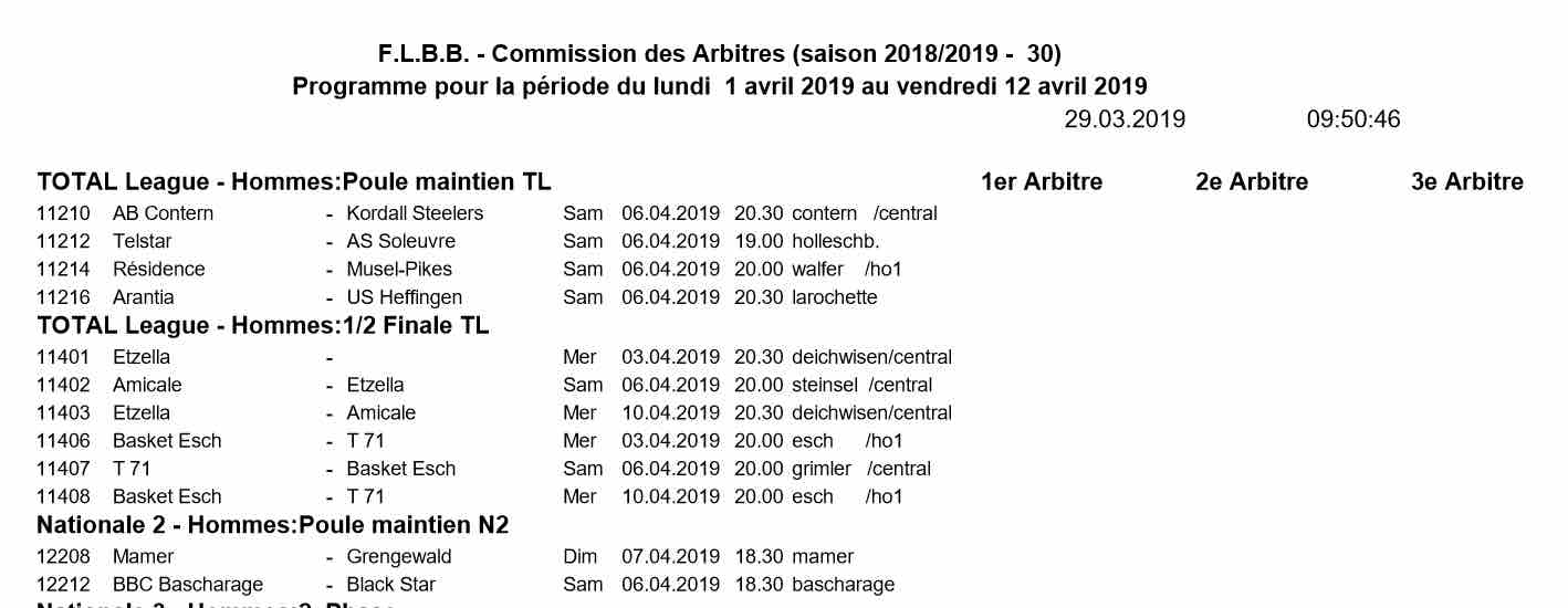 Convocation 18/19 - N° 30