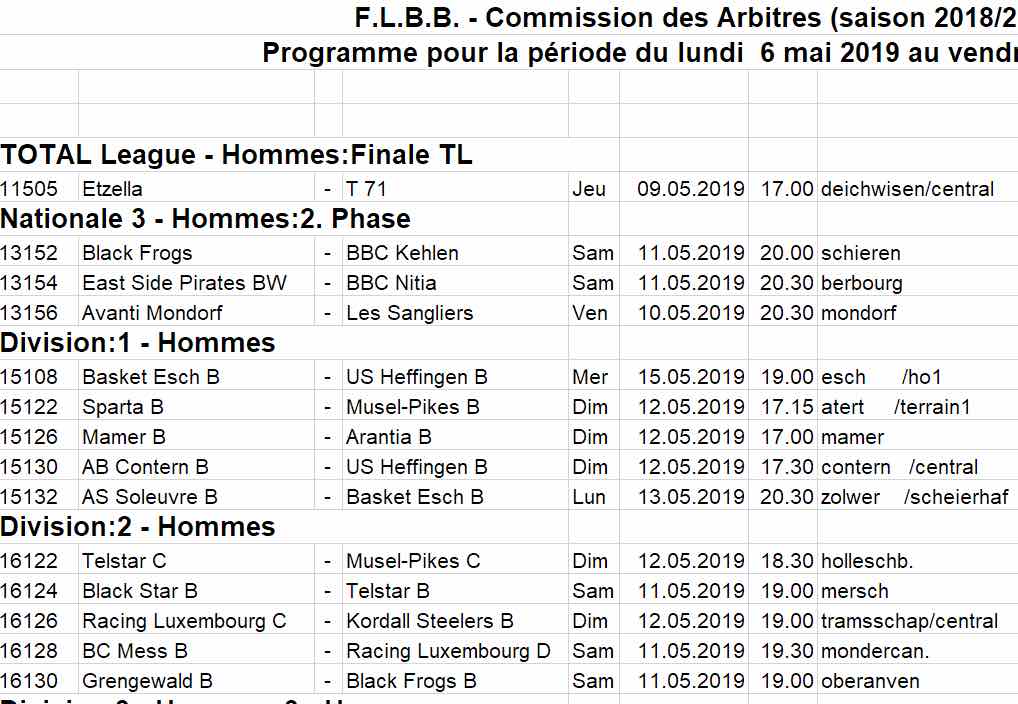 Convocation 18/19 - N° 35