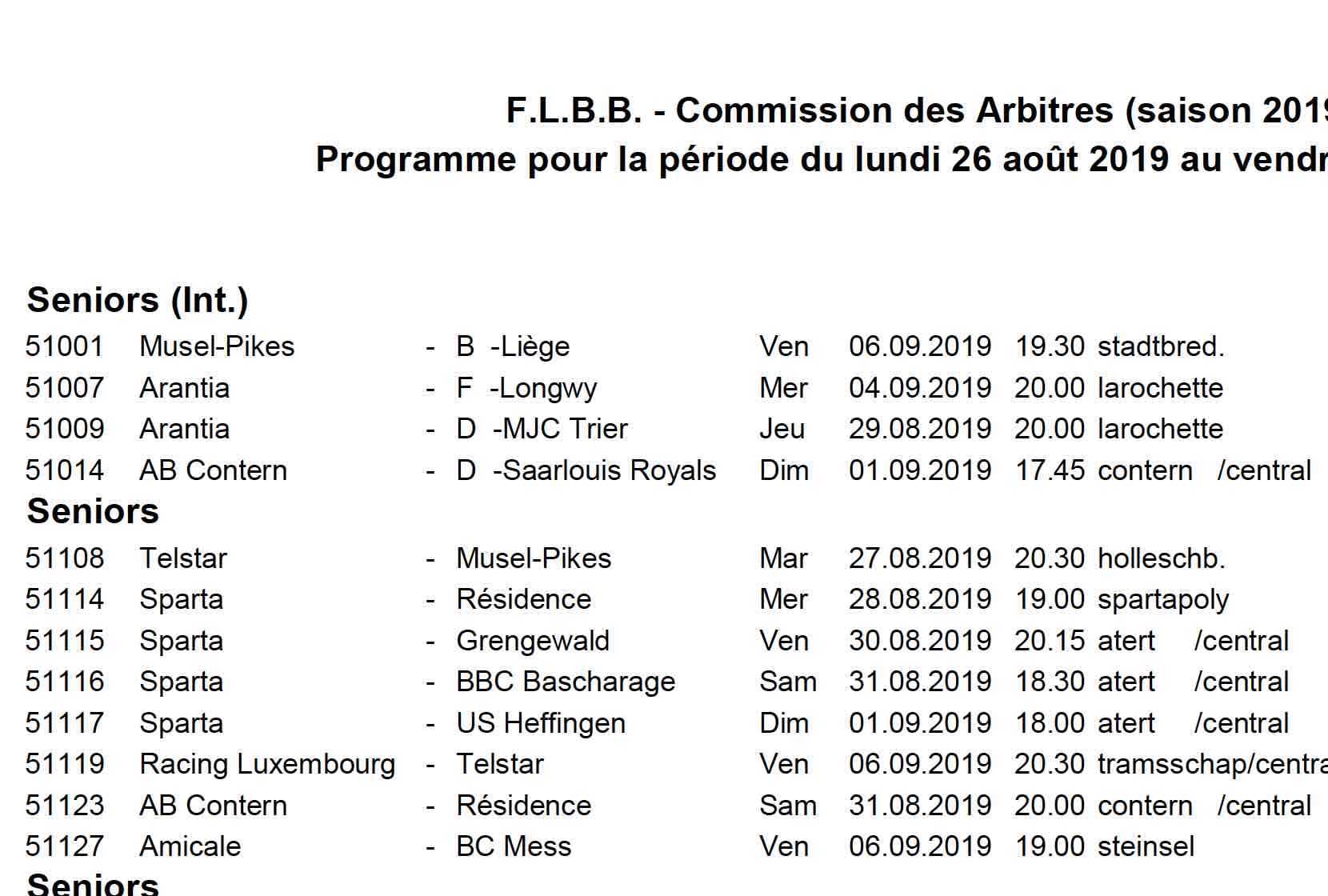 Convocation 19/20 - avant-saison 01