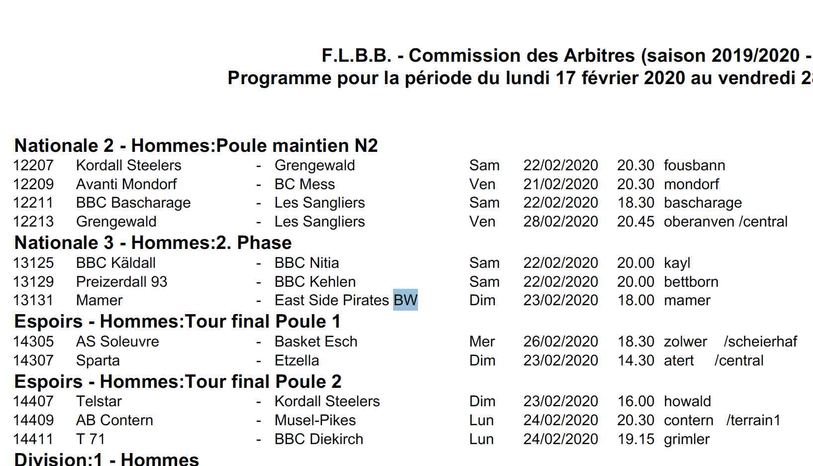 Convocation 19/20 - N° 21