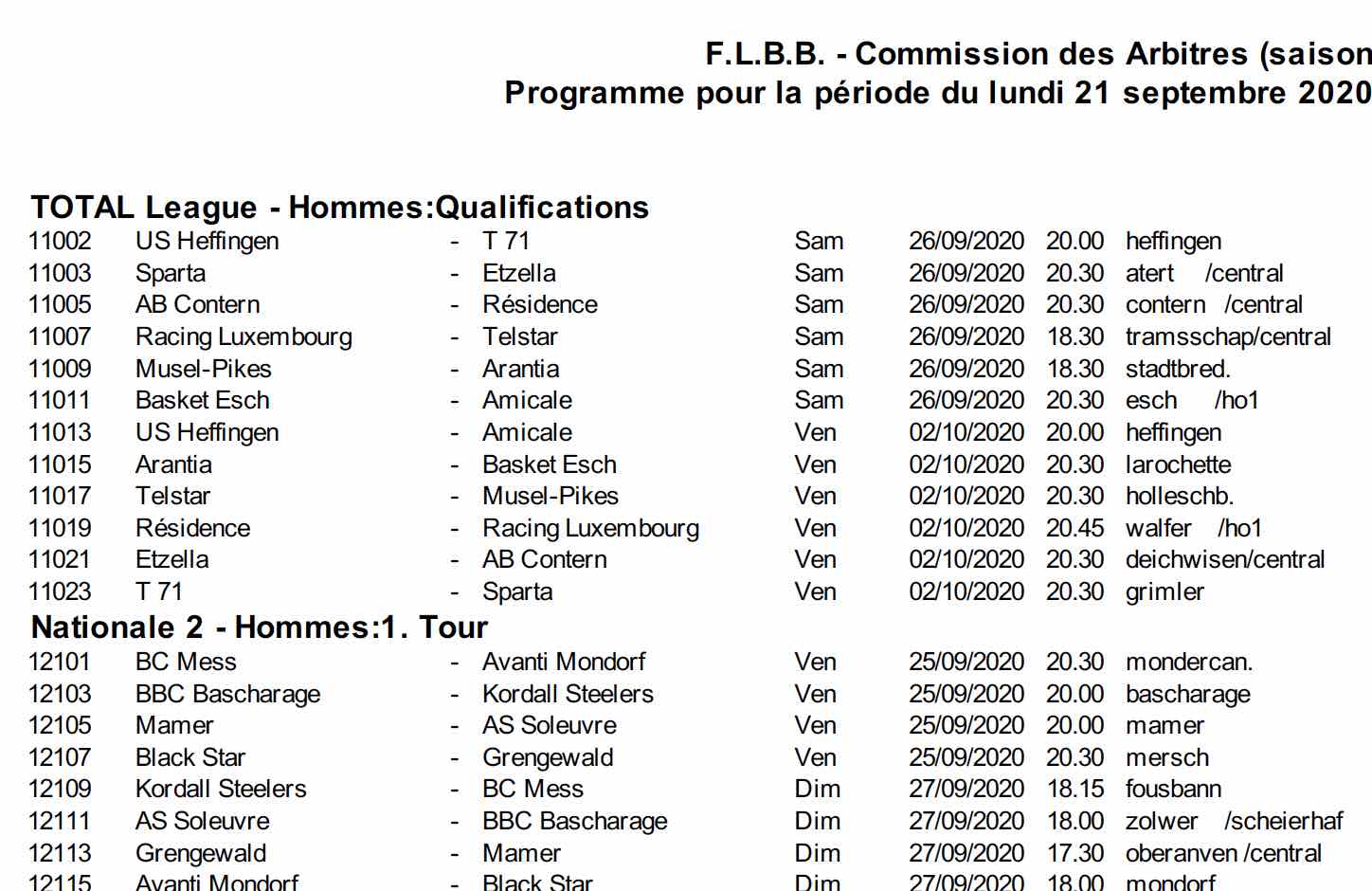 Convocation 20/21 - N° 02