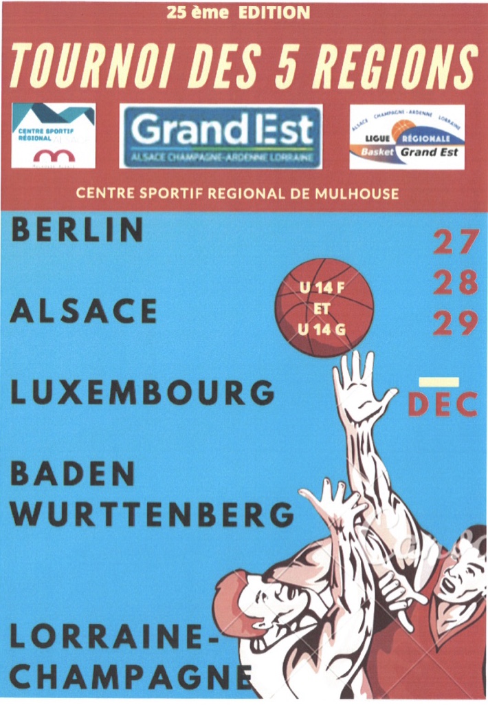 5 Regionen Turnier für U14 – 25. Edition