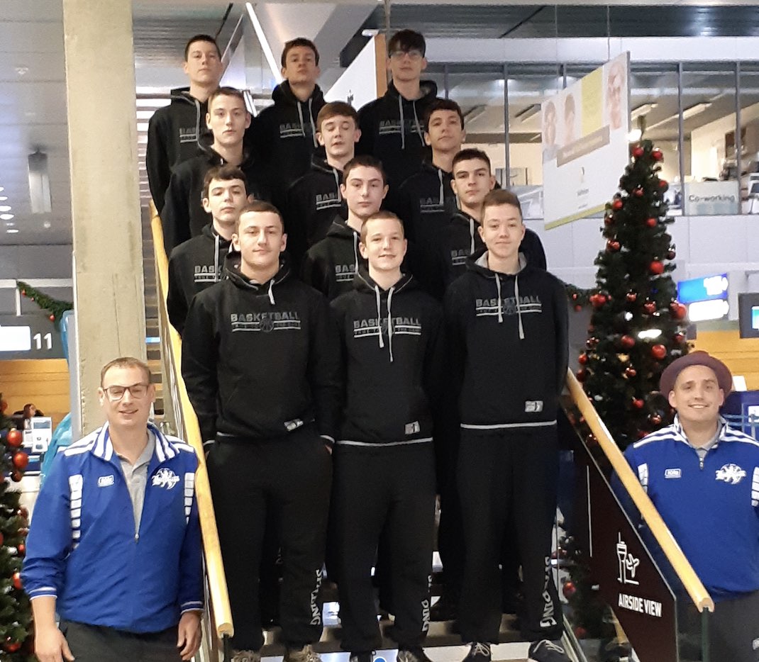 Die U16 Jungs reisen zum 1. European Youth Basketball League Turnier