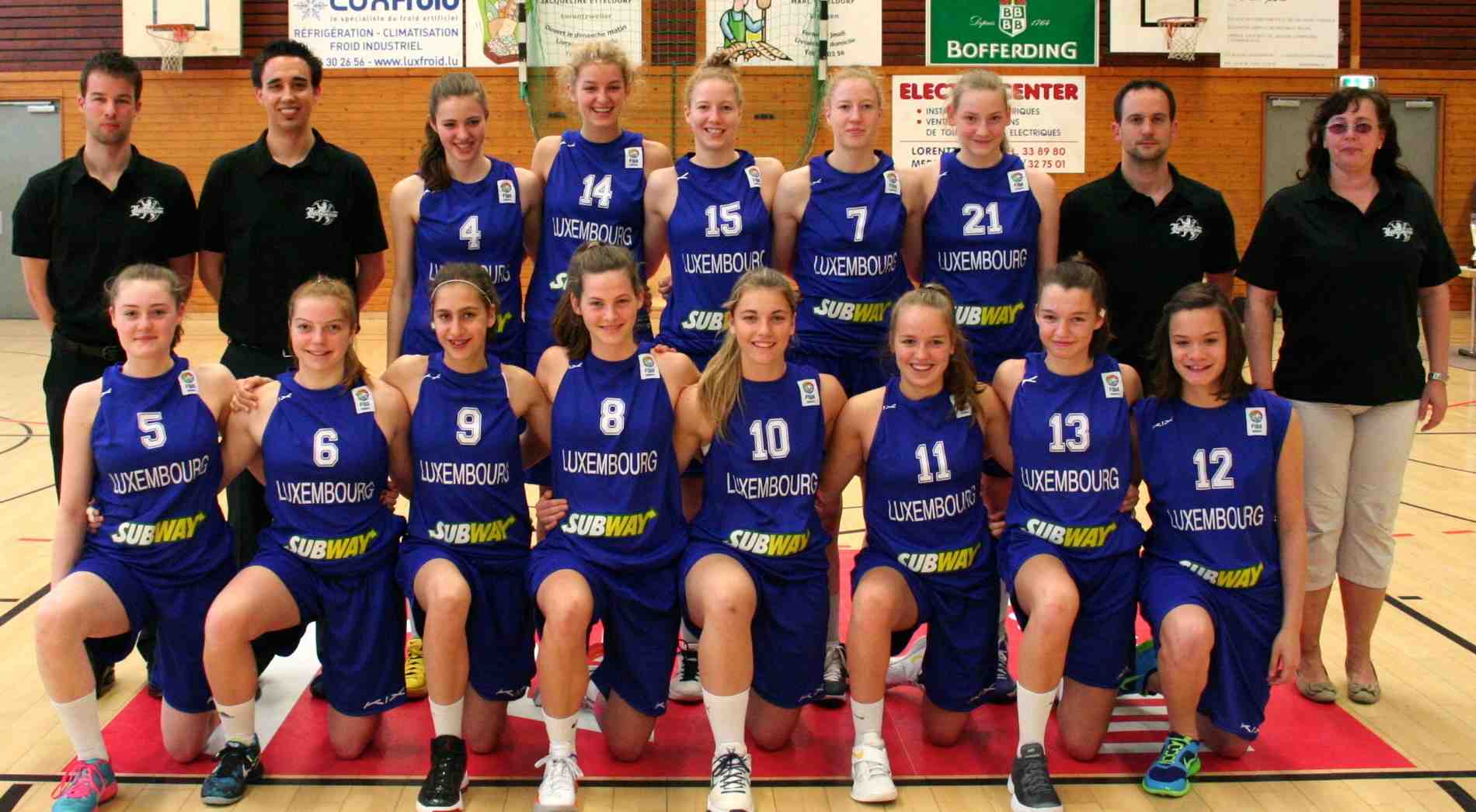 U16 WOMEN DUSSMANN TROPHY 2013: Luxembourg auf Platz 2