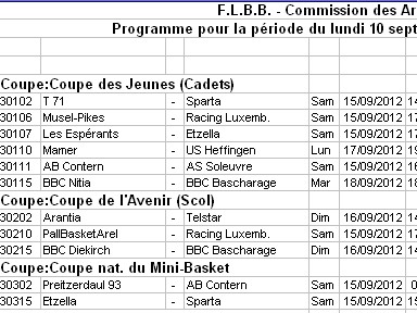 Convocations 1 - 10-21 septembre 2012